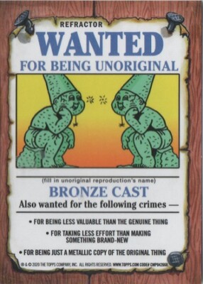 2020 Topps Chrome Garbage Pail Kids 