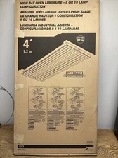 Cooper Lighting,HBE-454T5,Metalux High Bay Light Fixture 4' 8 or 10 Lamp Config.