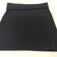 Falda para mujer Kosiuko negra tejida talla pequeña JR NUEVA CON ETIQUETAS