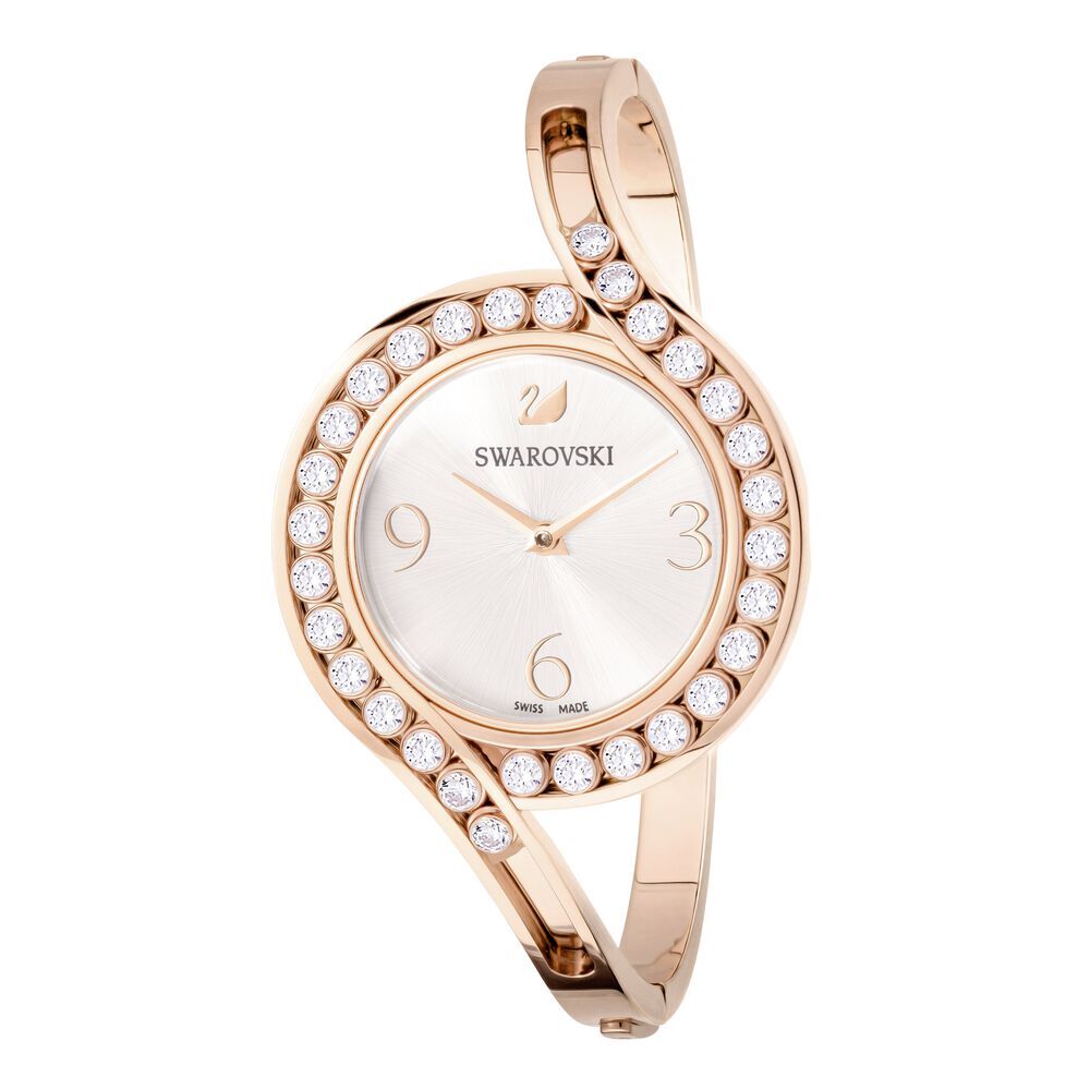 Swarovski Lovely Crystals 5453648 Rose Gold Plated Bangle