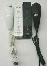 Lot of 4 3 2 1 OEM Official Nintendo Wii Remote Nunchuck White or Black Choose