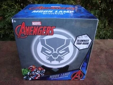 Marvel Avengers LED Powered Black Panther Moon Lamp USB Powered by Idea Nuova