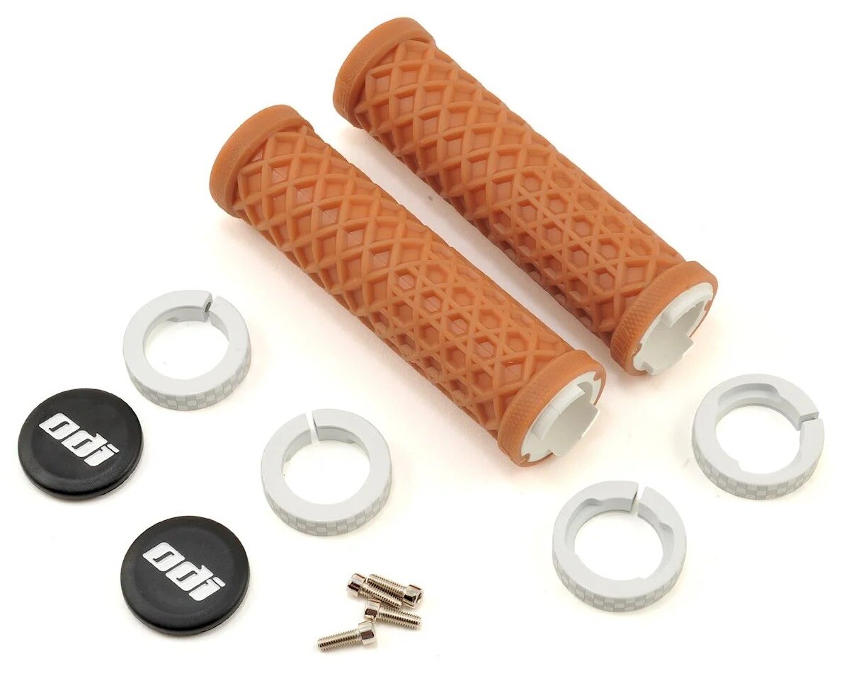 ODI LIMITED EDITION VANS MTB, BMX LOCK-ON GRIPS 130MM GUM RUBBER NEW  D30VNGR-W