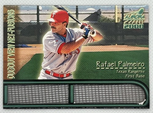 2000 Pacific Aurora - Dugout View Net-Fusions #20 RAFAEL PALMEIRO schöne Karte!!!