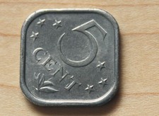 1985 Netherlands Antilles 5 Cents