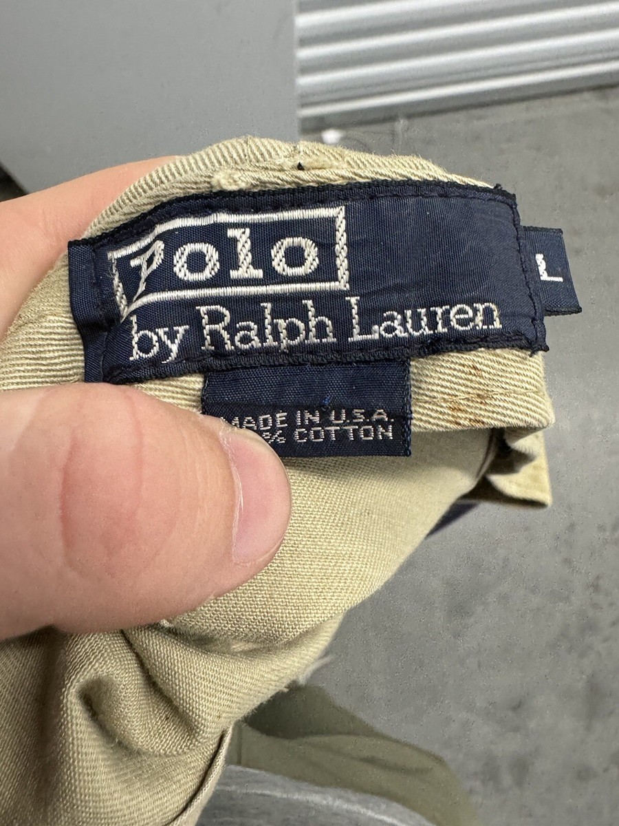 Vintage 90s Polo Ralph Lauren CP RL 93 Fitted Long Bill Cap