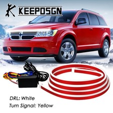 Für Dodge Journey LED Motorhaube Lichtstreifen Tagfahrleuchte DRL Dynamic Scan Für Dodge Journey LED Motorhaube Lichtstreifen Tagfahrleuchte DRL Dynamic Scan