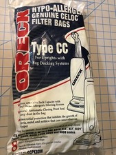 Pack of 8 Oreck XL Type CC Vacuum Cleaner Bags CCPK8DW