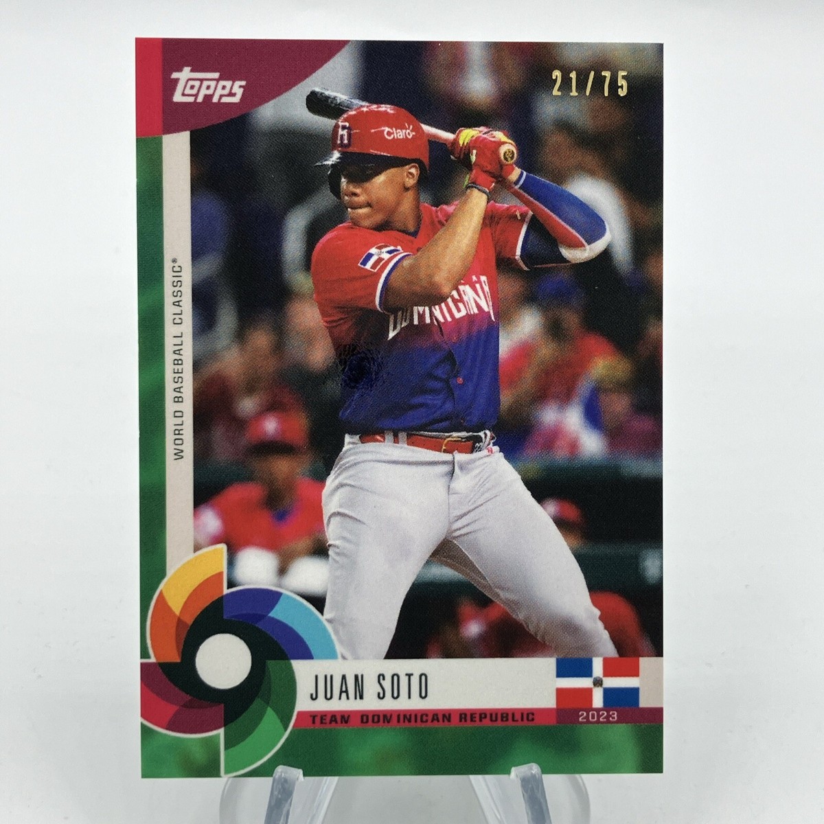 2023 Topps World Baseball Classic WBC Global Stars Green /75 2023 Topps World Baseball Classic WBC Global Stars Green /75