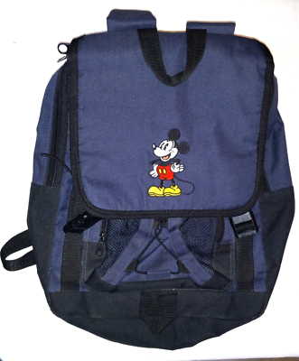 Walt Disney World Navy Mickey Mouse Outdoor Backpack | eBay display picture 2