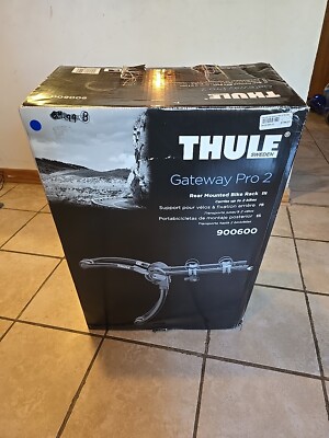Thule Gateway Pro 2 Trunk Rack: 2-Bike 900600 Rear Mount New In Box
