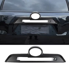 Matte Black Rear Trunk Tailgate Handle Decor Cover Trim Bezels For 4Runner 2010+