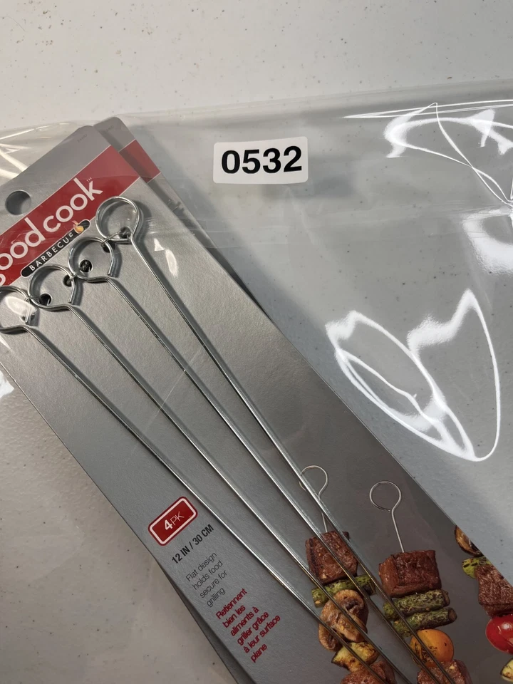 Goodcook Barbecue Skewers 3 4 Pls 12" Long - Image 4 of 4