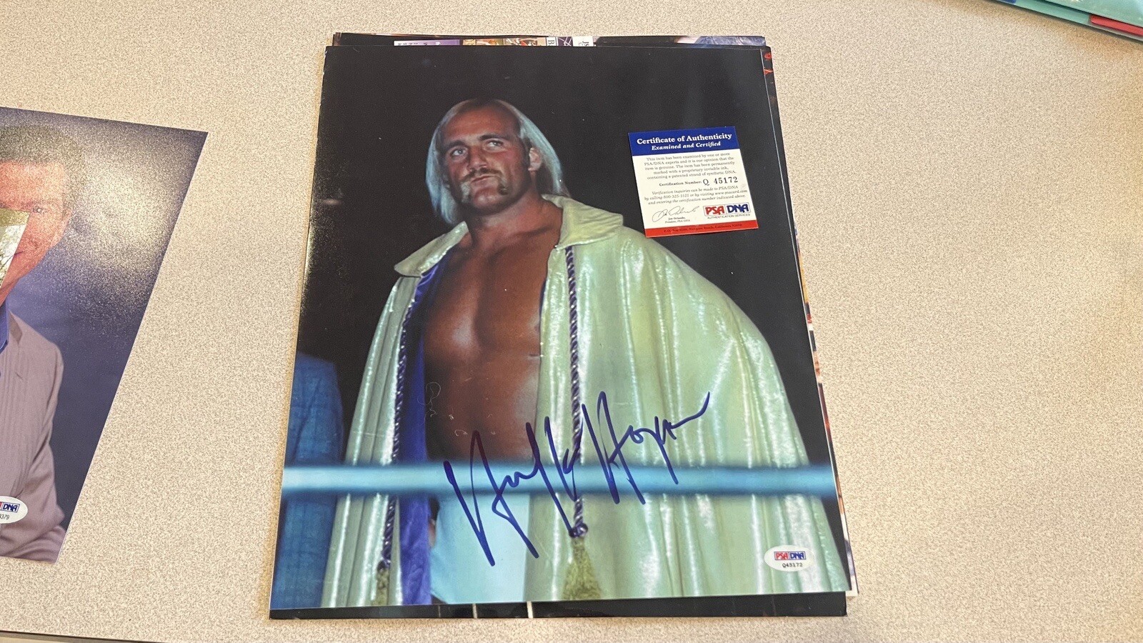 Hulk Hogan Autographed Signed WWE 11x14 PSA Authenticated Photo 