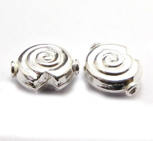 Lot De 20 Perles Rondes Plaquées Argent Sur Cuivre - Taille 6mm, Trou 1mm, Pour Création