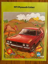 1971 Plymouth Cricket Sales Brochure - 