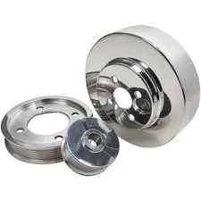 BBK 1554 Billet Aluminum Underdrive Pulleys For 1994-1995 Ford Mustang 5.0L