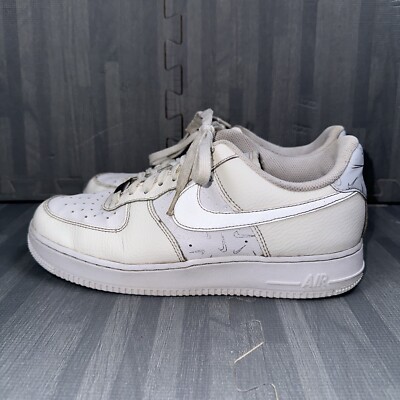 Nike Air Force 07 'White Pure Platinum Mini Swooshes Men's Size