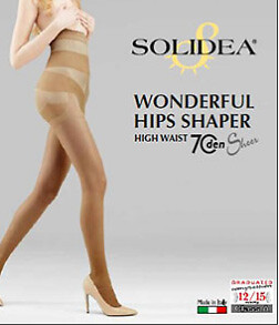 Solidea Wonderful Hips 70 Den Shape High Waist Sheer Colore X030 Blu Navy Taglia
