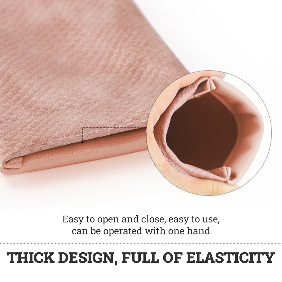 Mouth Snapped Sunglasses Eyeglass Glasses Case Soft Pouch Bag Pocket Spectacle - image 4 of 4