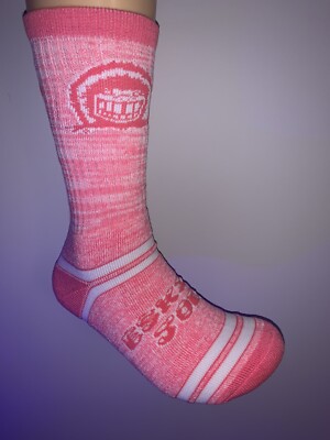 ESKIMO JOE S JOES BAR OKLAHOMA LOGO LOVE ROSE CREW LENGTH SOCKS LARGE