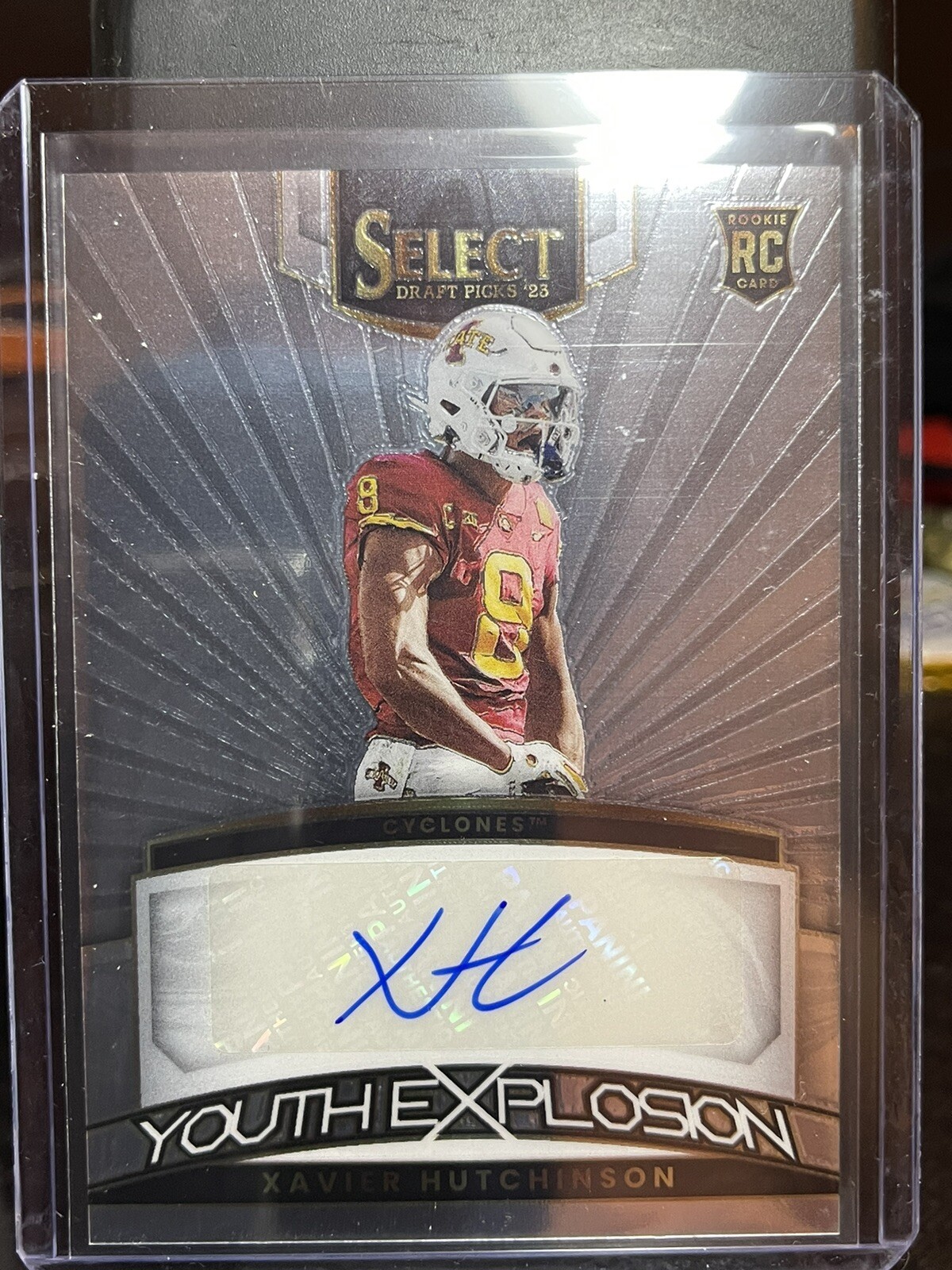 Xavier Hutchinson Panini Select Draft Picks Youth Explosion Signatures #YSXHU Base