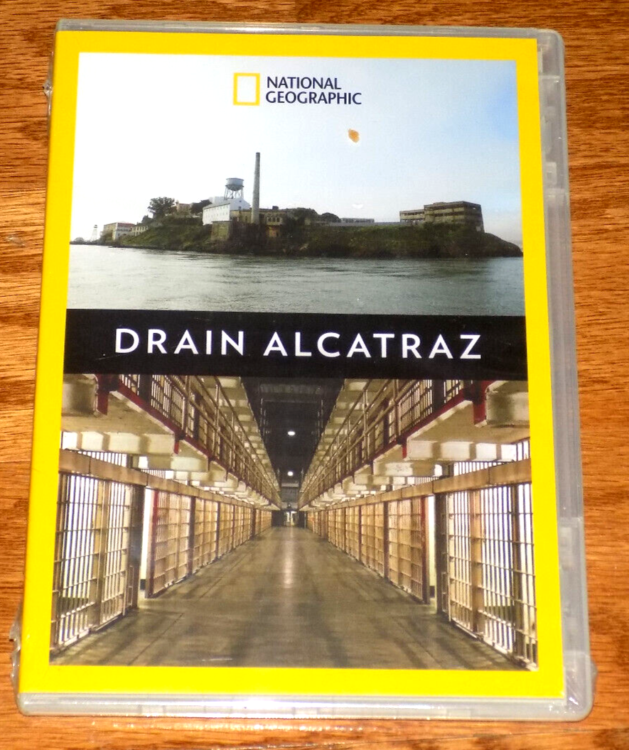 NATIONAL GEOGRAPHIC DRAIN ALCATRAZ Prison San Francisco Landmark