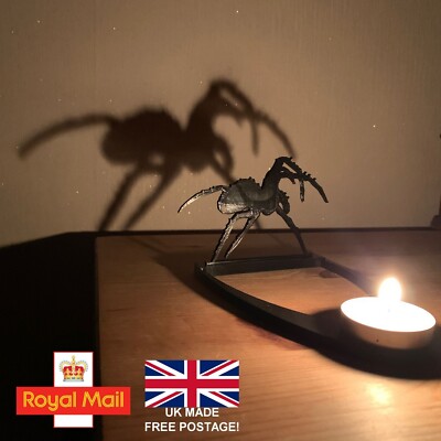 Spider Shadow Caster Kerzenhalter Teelicht Grusel Halloween Horror Party Geschenk