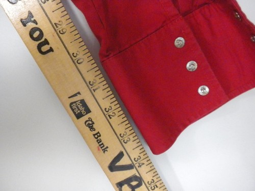 Wrangler Shirt Mens XL Red Pearl Snap National Patriot Embroidered Western Rodeo - Picture 14 of 15