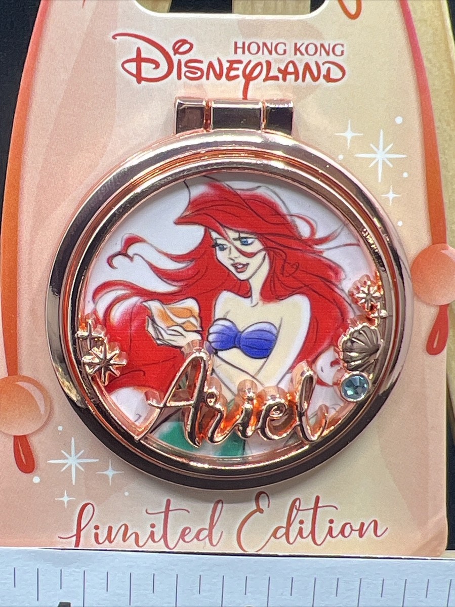 Disney Pin HKDL Hong Kong Ariel Princess Mirror Compact