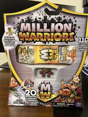 MILLION WARRIORS 20 Pack Blind Bags Launcher  Mega Awesome Rare