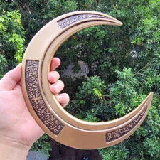 Moon Knight Crescent Darts Weapon Golden Cosplay props Halloween Gift