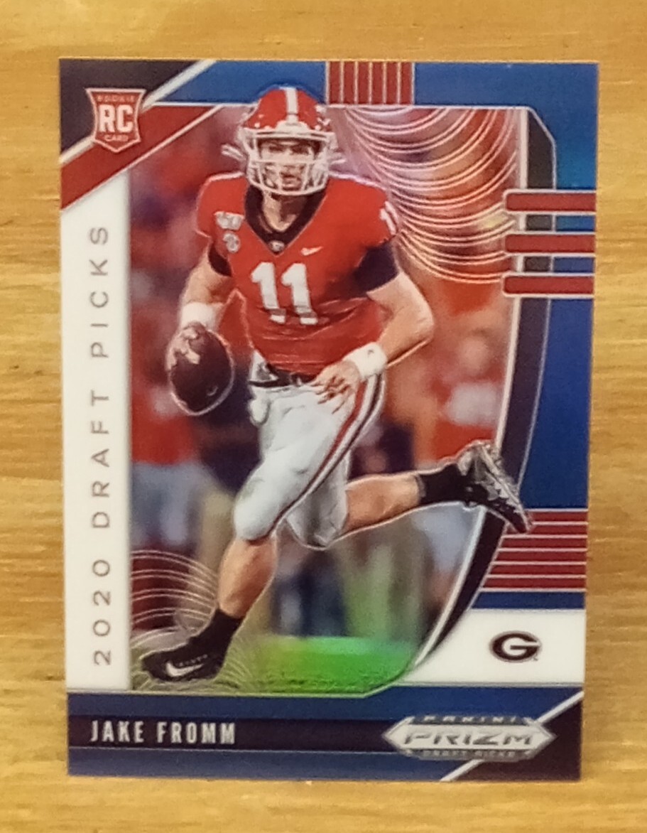 2020 Panini Prizm Draft Picks Prizms Blue RC Jake Fromm Georgia
