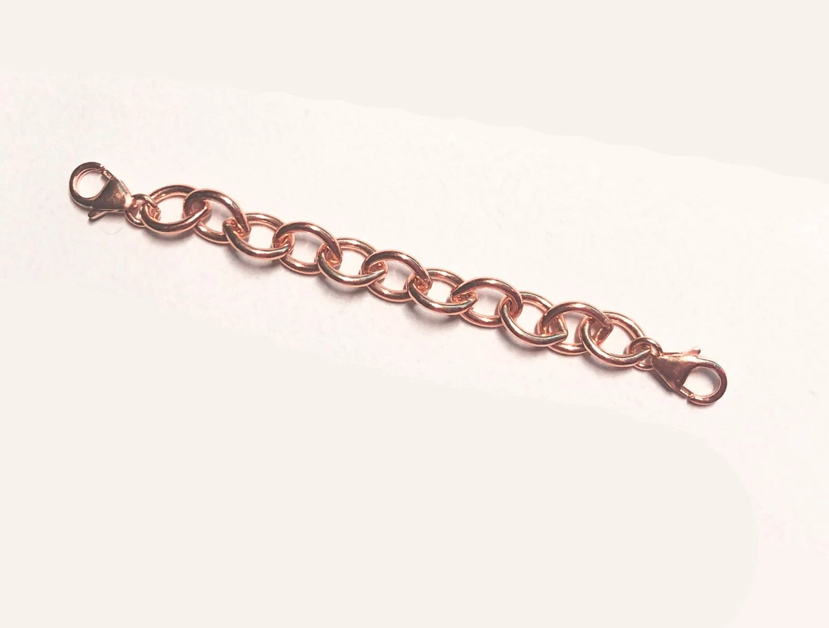 Thick Rose Gold Plated LOBSTER CLASP NECKLACE BRACELET EXTENDER