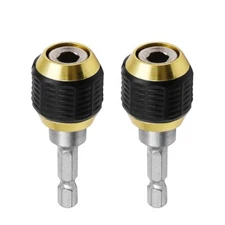 2 Pcs 1/4 Inch Hex Shank Drill Bit Extension Screwdriver Bit Holder Extension...