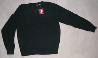 Mens Ferruche Hunter Green Crewneck Sweater Chunky Knit Size L Large Mens Ferruche Hunter Green Crewneck Sweater Chunky Knit Size L Large