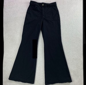 Marine Layer Bridget Pants Womens Size 14 Black Twill Wide Leg Casual