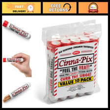 Cinnamon Toothpicks - 10 Pack Tubes, Flavorful Fresh Breath, Perfect for Snackin