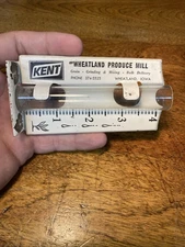 Vintage Wheatland Produce Mill Kent Feeds Iowa Rain Gauge Seed