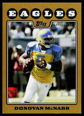 Donovan McNabb 2008 Topps #23 Gold #/2008 Philadelphia Eagles