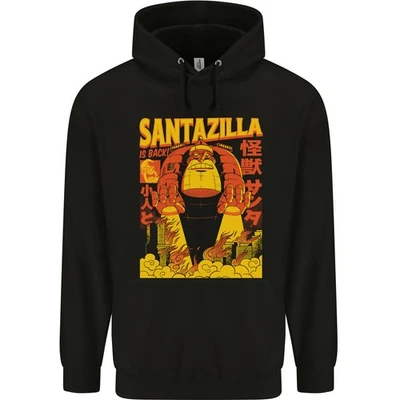 Santazilla Sweat À Capuche En Enfant De Noël Anime Japonais - Photo 1/2