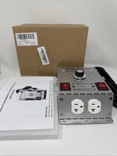 Briidea Thermost Control HDCO-01 Dehumidistat & Plug-In Outlets NEW OPEN BOX