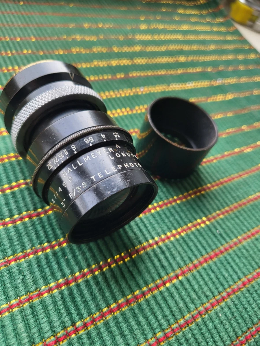 Lot 197 - A Dallmeyer 3 f3.5 Dalmac & other Lenses