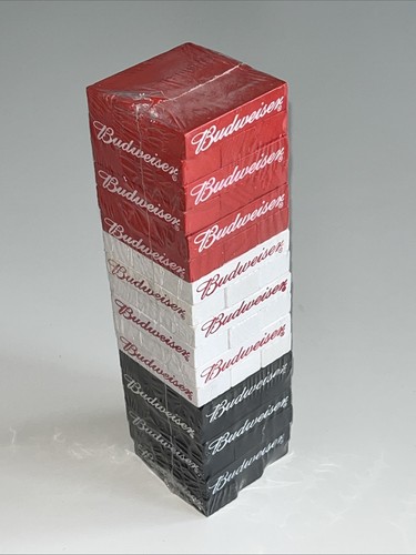 Juego Budweiser Jenga Completo Precintado Cumpleaños Coleccionistas Novedad Regalo - Imagen 5 de 8