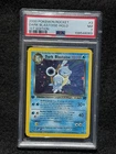 2000 VINTAGE POKEMON ROCKET DARK BLASTOISE HOLO 1ST EDITION #3 NM PSA 7
