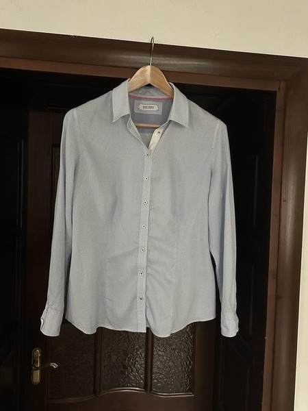 Women Gerry Weber Shirt Blue Cotton 38 / M / 46 #84AV