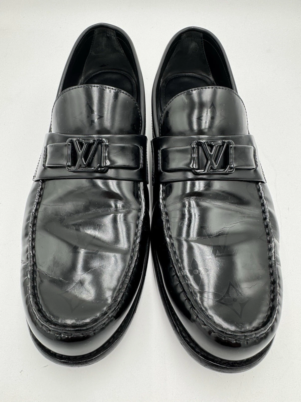 LOUIS VUITTON（LV） Mocassini Louis Vuitton neri modello monogramma