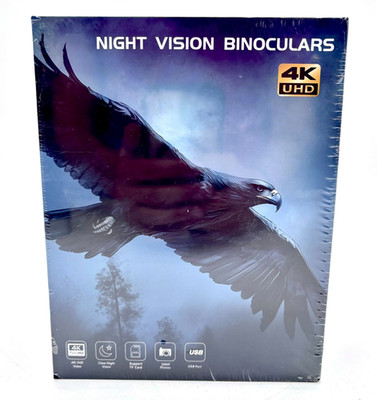 NEW Night Vision Binocular 4K Ultra High Definition: 36 Megapixels Photo