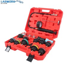 18pcs Universal Radiator Pressure Tester Kit Coolant Vacuum Type Cooling System