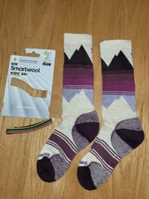 SmartWool Kids Ski Light Cushion OTC Youth Crew Socks Size M